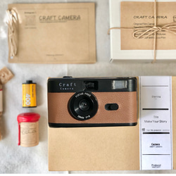 フィルムカメラセット 7台 ラベンダー】フィルムカメラセット ・クラフトカメラ 写真