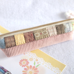 四角つなぎのスリムペンケース（コーデユロイ） 9枚目の画像