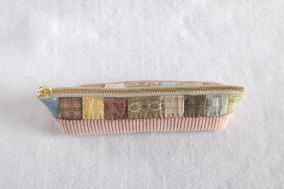 四角つなぎのスリムペンケース（コーデユロイ） 6枚目の画像