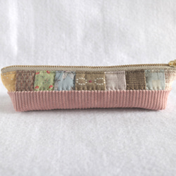 四角つなぎのスリムペンケース（コーデユロイ） 3枚目の画像