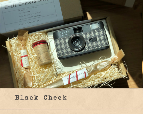 クラフトカメラ【フィルムカメラ】 ﾛｰｽﾞﾋﾟﾝｸ】フィルムカメラセット・BK08 | CraftCamera®︎Shop