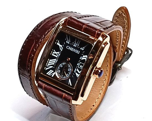 牛ヌメ革 ターコイズ 文字盤 ハンドメイド レザーウォッチ(レディース) 牛ヌメ革 ターコイズ 文字盤 ハンドメイド レザーウォッチ(レディース)