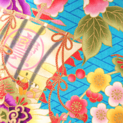 【こだわり・小】ワンちゃん化粧まわし《梅の花と宝船・ターコイズ》【名入れOK】記念日のおめかし衣装 5枚目の画像