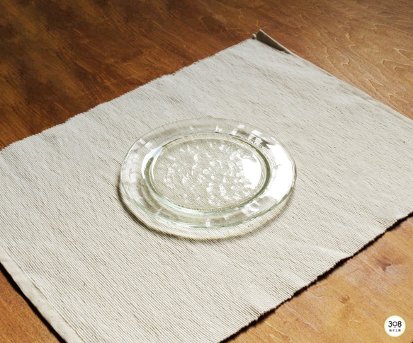 在庫限り：リサイクルガラスの食器　リム皿　ライトグリーン(φ16cm) 1枚目の画像