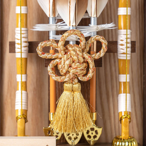 正月飾り★破魔弓★ 破魔弓額飾り 創 （黒サテン）33cm – 寿鳳人形の東芸