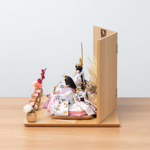 ことのひな人形（0356）（はな）平台｜コンパクトな雛人形｜ひな祭り