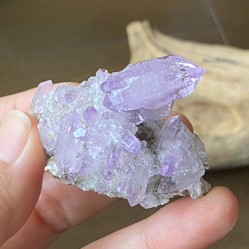 ベラクルスアメジスト ダブルポイント クラスター