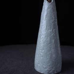 フラワーベース16　”クレイ” 花器 陶器　一輪挿し 置物 4枚目の画像