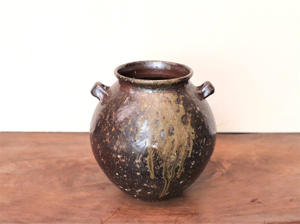 備前焼 花入れ　h3-095