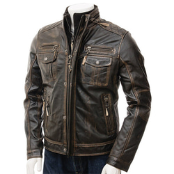 羊革ダブルステッチジャケット Sheep Leather Double Stitched Jacket