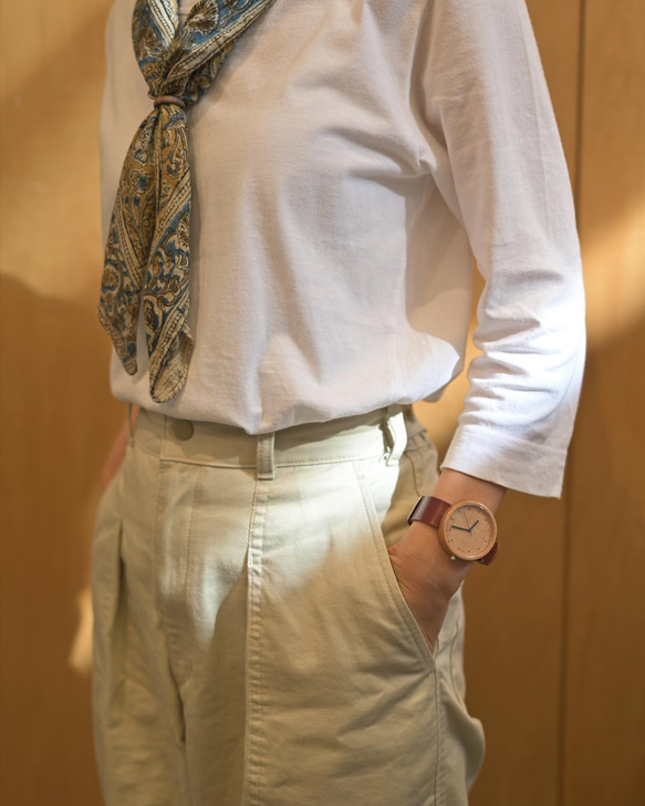 Walnut (size L) × Organic Sweden Leather 7枚目の画像