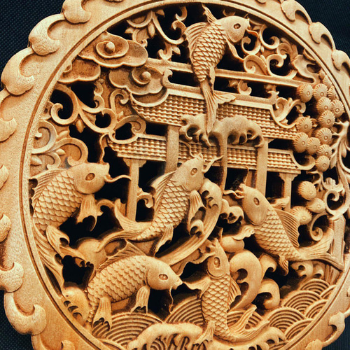 縁起石　鯉の滝登り　立身出世　箱付き　登竜門　水石　紋様石 縁起石 鯉の滝登り 立身出世 箱付き 登竜門 水石 紋様石