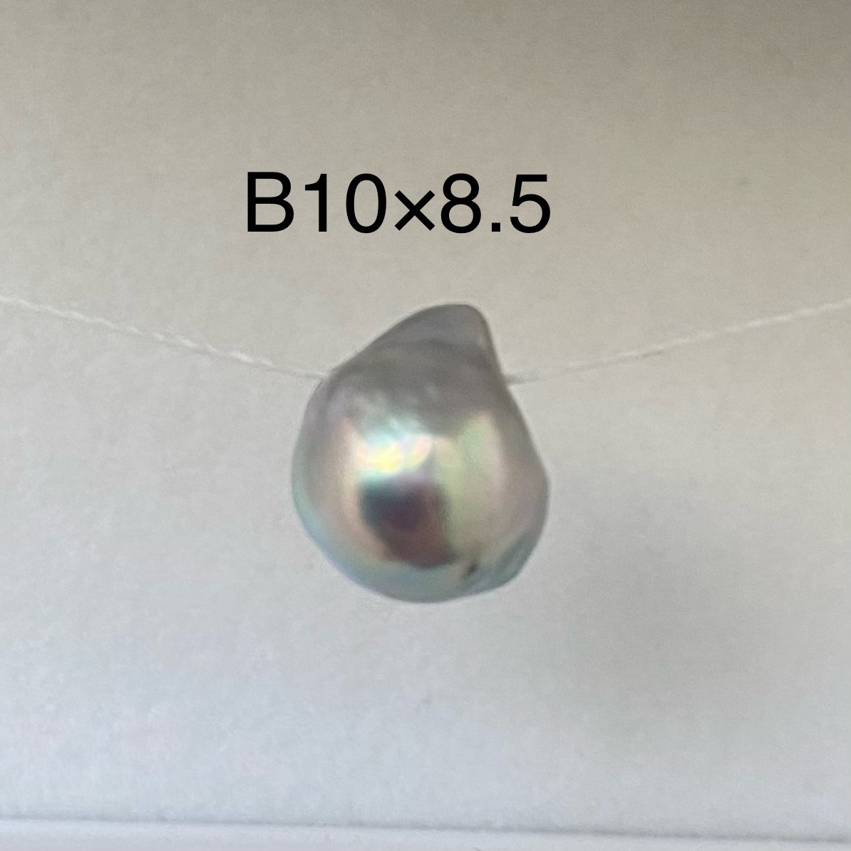 《14KGF》あこや真珠  ナチュラルグレー　バロック　ネックレス　※ルース選択可