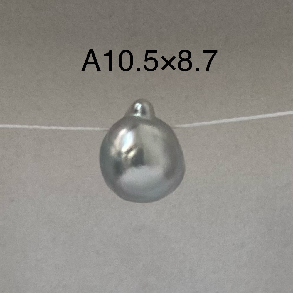 《14KGF》あこや真珠  ナチュラルグレー　バロック　ネックレス　※ルース選択可