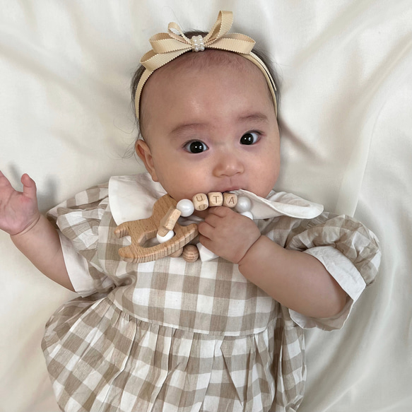 歯固め リング【twinkle】シリコン 木製 赤ちゃん 出産祝い 星 スター おしゃれ 出産祝い 9枚目の画像