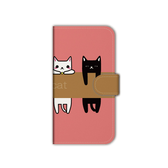 送料無料 スマホケース 手帳型 カバー iPhone15 14 13 pro おしゃれ エクスぺリア ほぼ全機種対応 猫 8枚目の画像