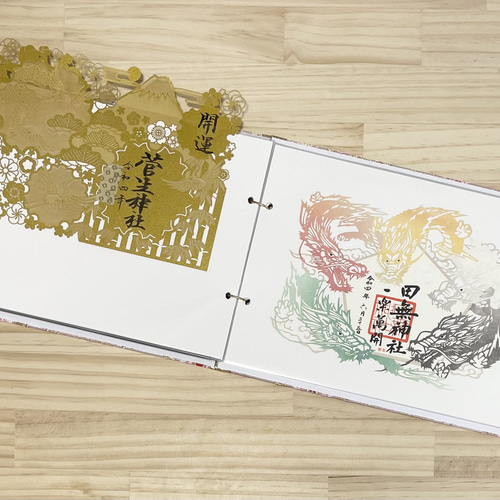 御朱印ホルダー】手作りキット（見開き用）簡単・時短・便利！お