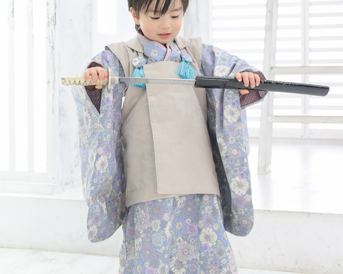 utatane（ウタタネ）の「七五三3歳用被布コートセット 男の子