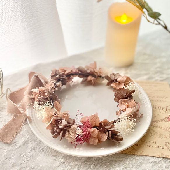 baby&kids くすみカラーの花冠