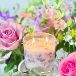 母の日予約も♡ピンクダマスクローズ女神性の開花〜繁栄をもたらす花々の香〜つなぐ灯り 6枚目の画像