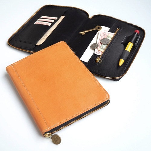 ご確認用 牛革 星柄型押し B6サイズ 手帳カバー 本革 スターエンボス