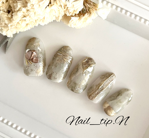 ニュアンスネイル⋆͛*͛*✭ ネイルチップ（つけ爪） Nail_tip.N