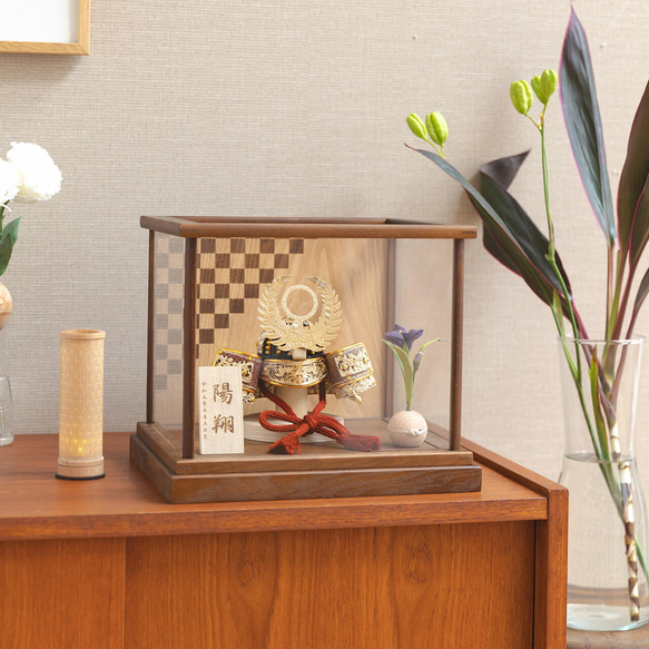 KOTO×悠雅コラボ兜（0593）（徳川家康）ケース型（ブラウン