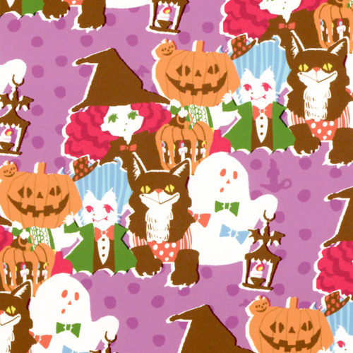 おしゃれ紙「お菓子ちょうだい」 A4 3枚入 ハロウィンに夢中なこども