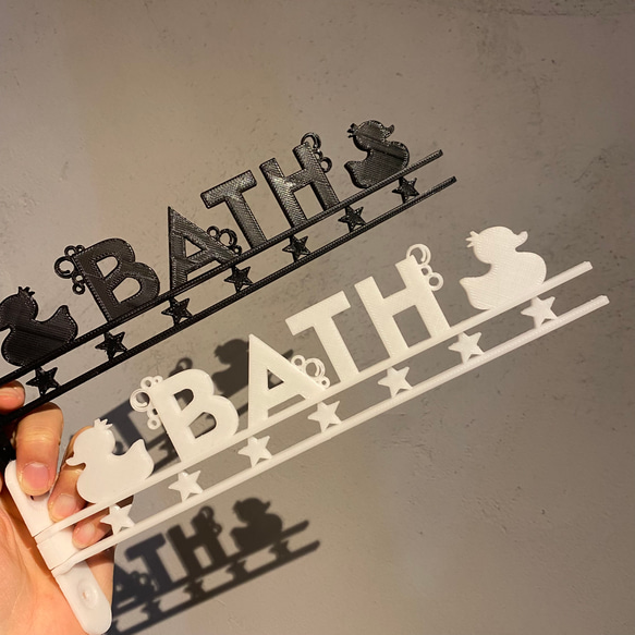 『BATH（お風呂/浴室）』_サイン/看板/ルームプレート/案内板_004 11枚目の画像