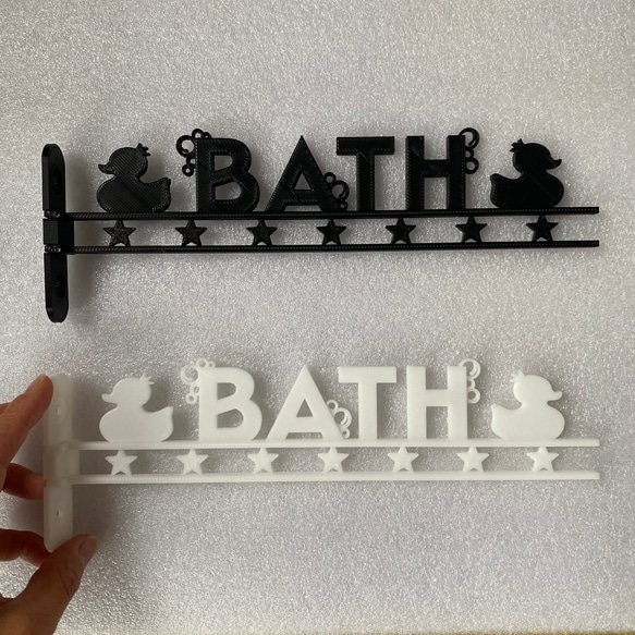 『BATH（お風呂/浴室）』_サイン/看板/ルームプレート/案内板_004 10枚目の画像