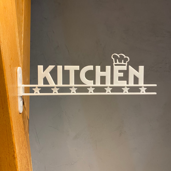 『KITCHEN（キッチン/厨房）』_サイン/看板/ルームプレート/案内板_003 1枚目の画像