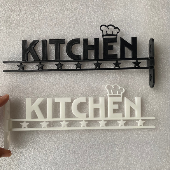 『KITCHEN（キッチン/厨房）』_サイン/看板/ルームプレート/案内板_003 10枚目の画像