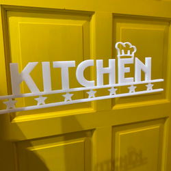 『KITCHEN（キッチン/厨房）』_サイン/看板/ルームプレート/案内板_003 8枚目の画像