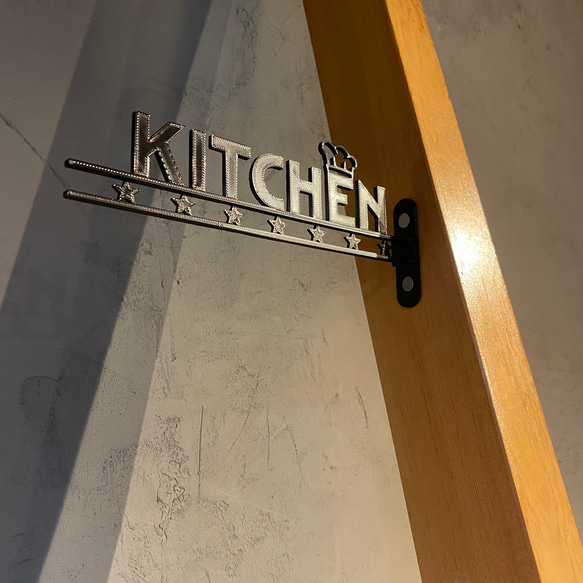 『KITCHEN（キッチン/厨房）』_サイン/看板/ルームプレート/案内板_003 6枚目の画像