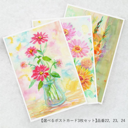 【選べるポストカード3枚セット】22.可憐な花 3枚目の画像