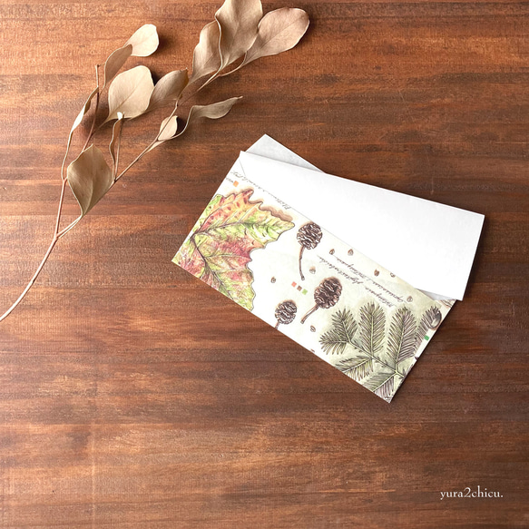 秋色 封筒 【スリム】（純白ロール紙） 5枚目の画像