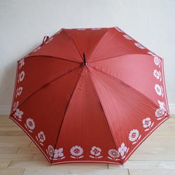 【creema限定 春の福袋】お得な傘 靴下2足セット 晴雨兼用傘 レトロ 花柄 雨傘 ALCEDO 13枚目の画像