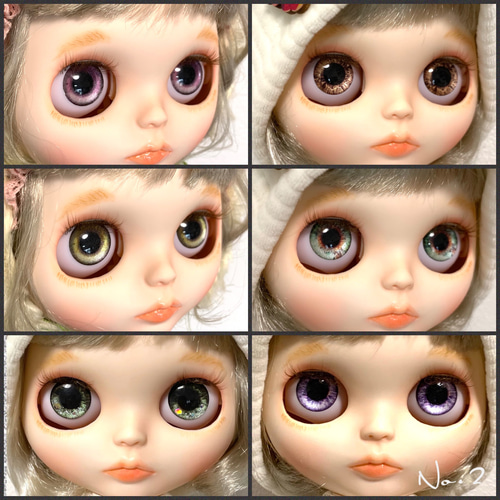 ブライス アイチップ スペシャル6pairセット【No.02】 ラメ入り『KR 