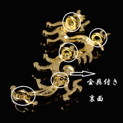 龍 1個 ドラゴン 風水 龍チャーム りゅう リュウ 縁起物 ペンダント ブローチ アクセサリーパーツ デザイン選択自由 5枚目の画像