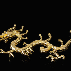 龍 1個 ドラゴン 風水 龍チャーム りゅう リュウ 縁起物 ペンダント ブローチ アクセサリーパーツ デザイン選択自由 3枚目の画像