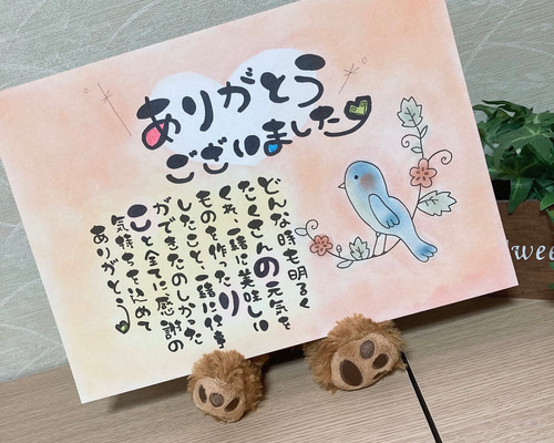 卒業 卒部 卒園 先生 コーチ お世話になった方へ感謝状】お名前