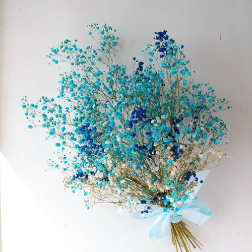 カスミソウのドライフラワー～ﾌﾞﾙｰﾐｯｸｽ～ ドライフラワー nyao-mery