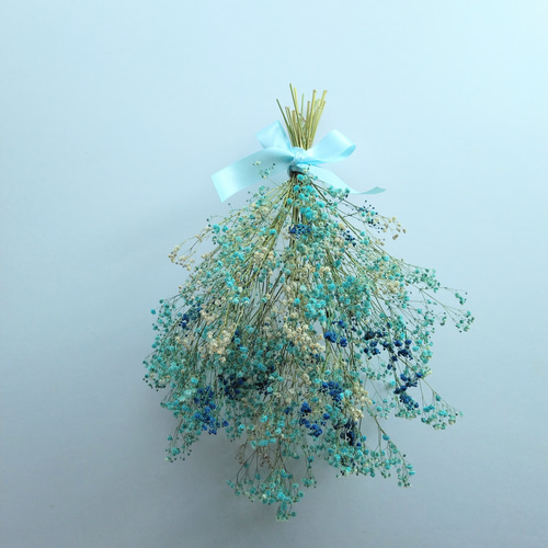 カスミソウのドライフラワー～ﾌﾞﾙｰﾐｯｸｽ～ ドライフラワー nyao-mery