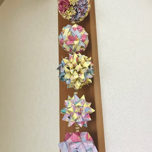 最終セール】くす玉☆5連 折紙/飾り/送料別/9月まで その他
