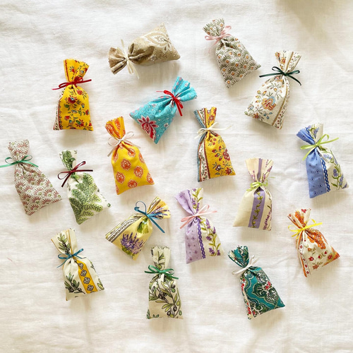 プロヴァンスのサシェ(袋&リボンのみ) プロヴァンス 巾着 フランス