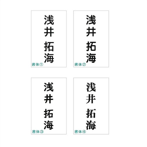 ♦︎【6×10cm3枚分】アイロン接着タイプ・ゼッケン・ホワイト・名前