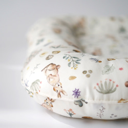 うさぎ用 ゴロンちょマット・Milky rabbit(クッション、ベッド) 4枚目の画像