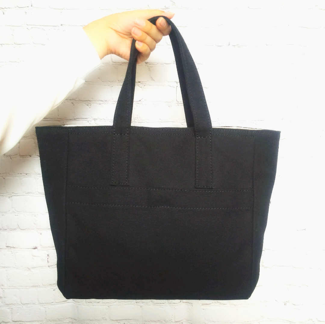 CASTELBAJAC 黒 トートバッグドリンクホルダー付きA4可