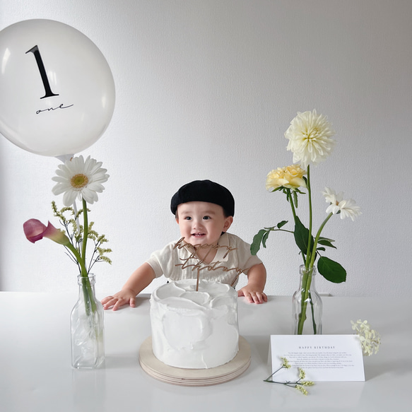 〈Balloon〉1歳誕生日（3個set）|  パーティ | おうちスタジオ | バルーン | 風船 6枚目の画像