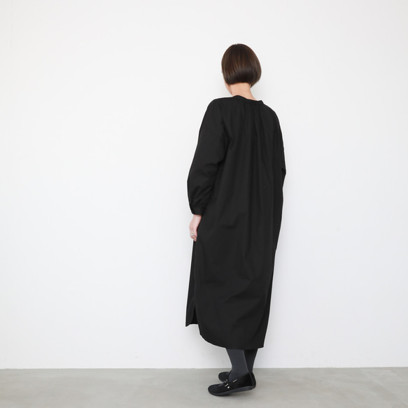 Caftan onepiece / black 10枚目の画像